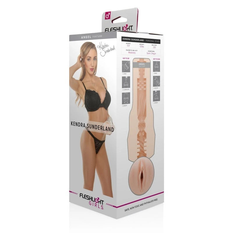 Fleshlight Girls Kendra Sunderland Angel Vagina Stroker Masturbators and Strokers