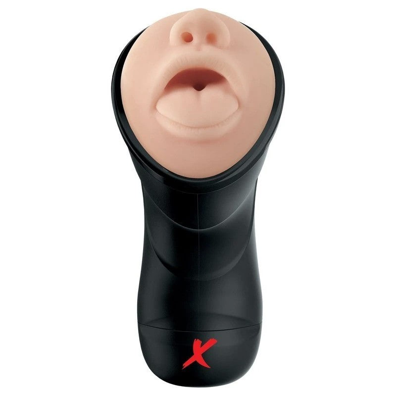 PDX Elite Deep Throat Vibrating Mens Stroker Masturbators and Strokers