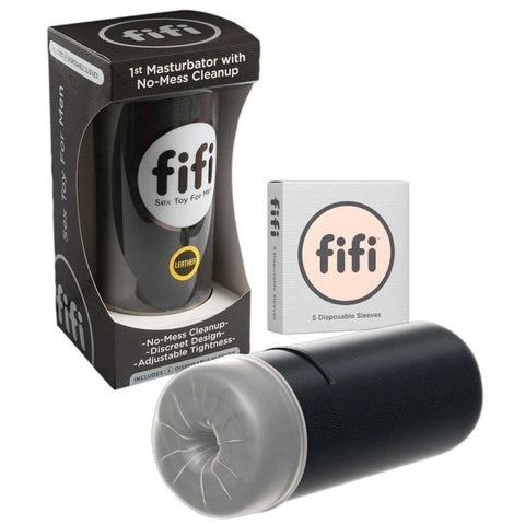 Fifi Leather with 5 Sleeves - Masturbators and Strokers