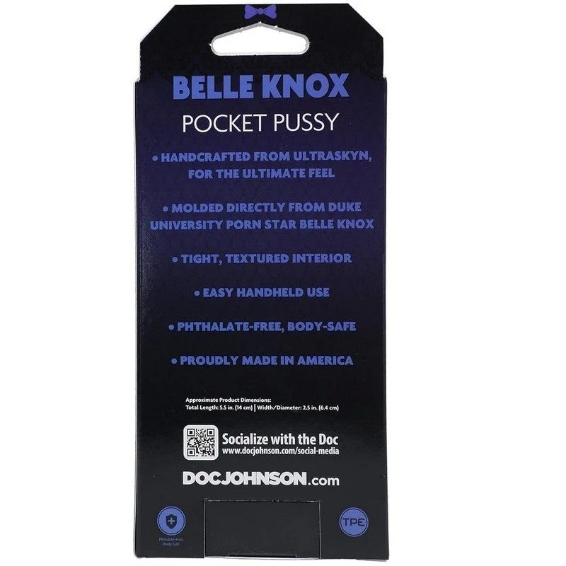 Doc Johnson Belle Knox UR3 Fresh Meat Male Stroker Masturbators and Strokers