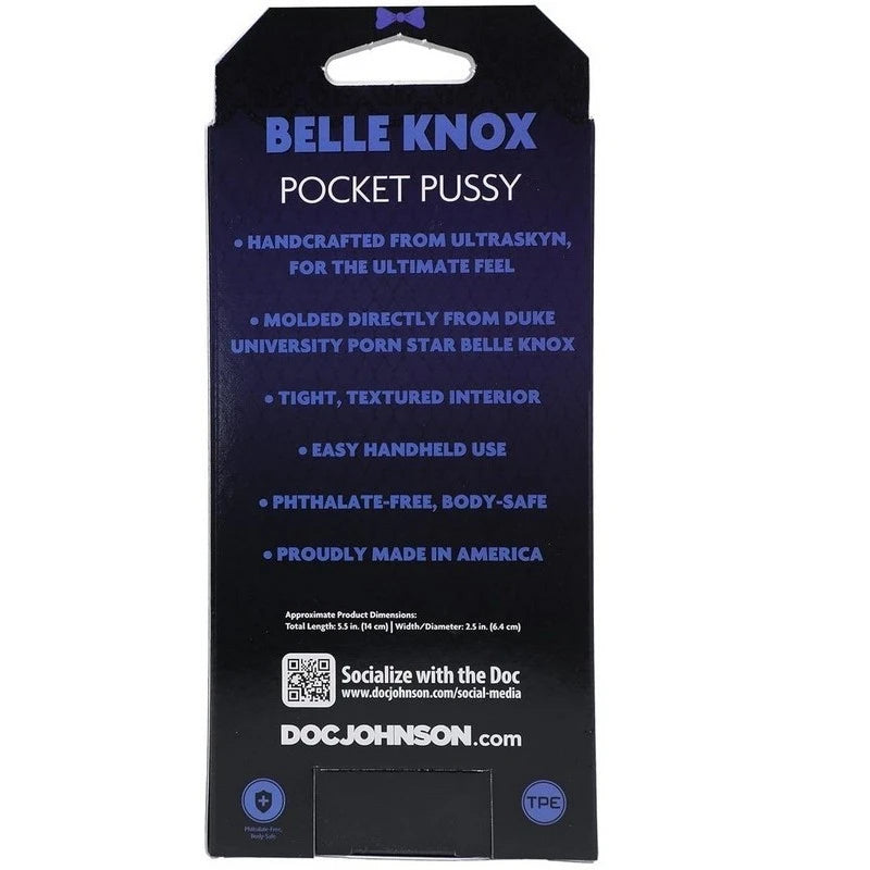 Doc Johnson Belle Knox UR3 Fresh Meat Male Stroker Masturbators and Strokers