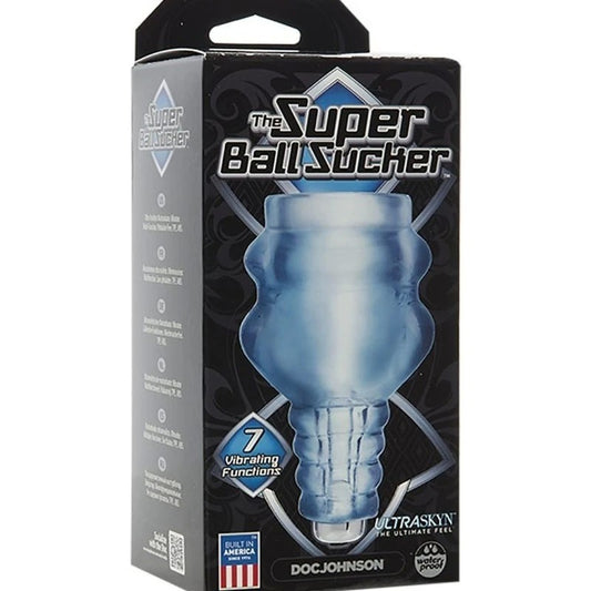 Doc Johnson The Super Ball Sucker Ultraskyn Mens Stroker - Fleshlight Male Masturbators