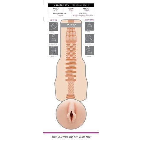 Fleshlight Girl Madison Ivy Male Stamina Enhancer Masturbator - Realistic Butts And Vaginas