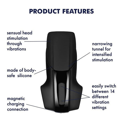 Satisfyer Men Vibration Adult Masturbator - Masturbators and Strokers