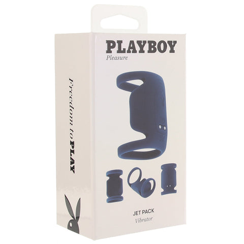 Playboy Pleasure JET PACK Vibrating Cock Ring Dark Blue - Vibrating Cock Rings