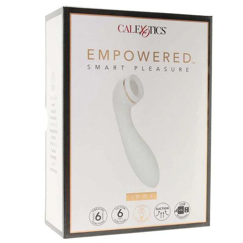 CalExotics Empowered Smart Pleasure Idol Suction Massager - Clit Ticklers and Pulsators