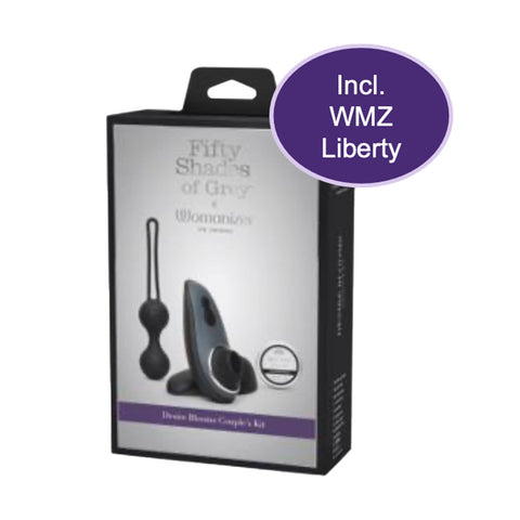 FSOG X Womanizer Liberty Desire Blooms Couple‚Äö√Ñ√∂‚àö√ë‚àö¬•s Kit - Sex Kits