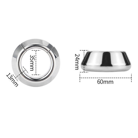 BDStyle Magnetic Precision Metal Cock Ring - Steel Cock Rings