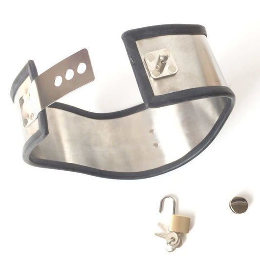 BDStyle Posture Unisex Adjustable Golden Collar Small - Collars and Leads