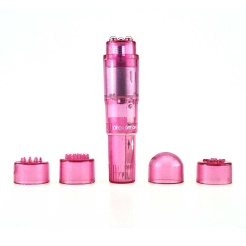 Pocket Pleasure Vibrator and Attachments G-Spot Vibrators