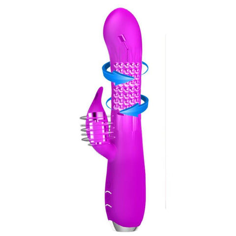 Baile Molly Rechargeable and Rotating Rabbit Vibrator - Rabbit Vibrators