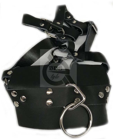 Muzzle Bondage Ball Gag Head Harness - Bondage Gags and Bits