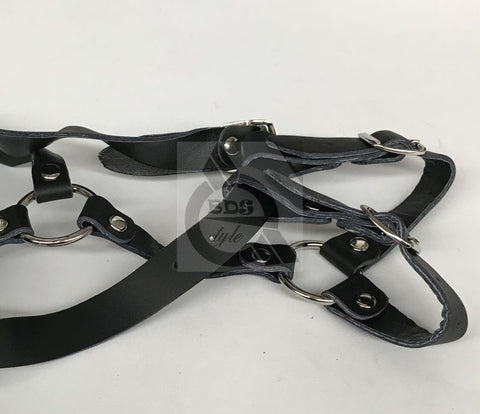 Muzzle Bondage Ball Gag Head Harness - Bondage Gags and Bits