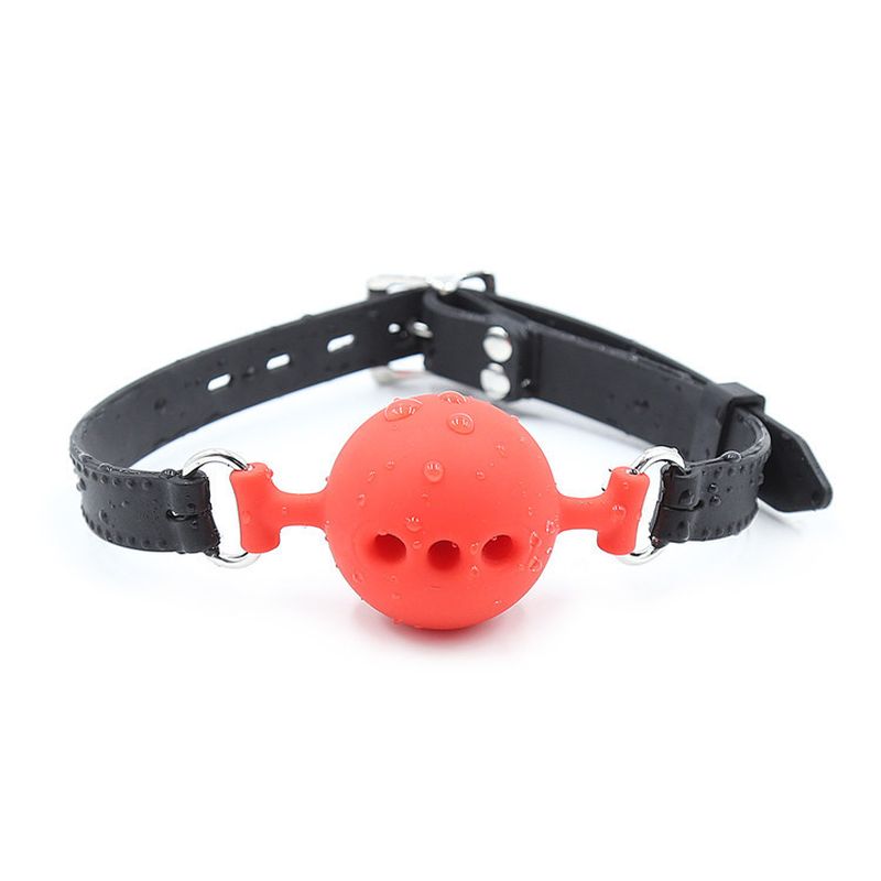 Full Silicone Breathable Ball Gag Small Bondage Gags and Bits