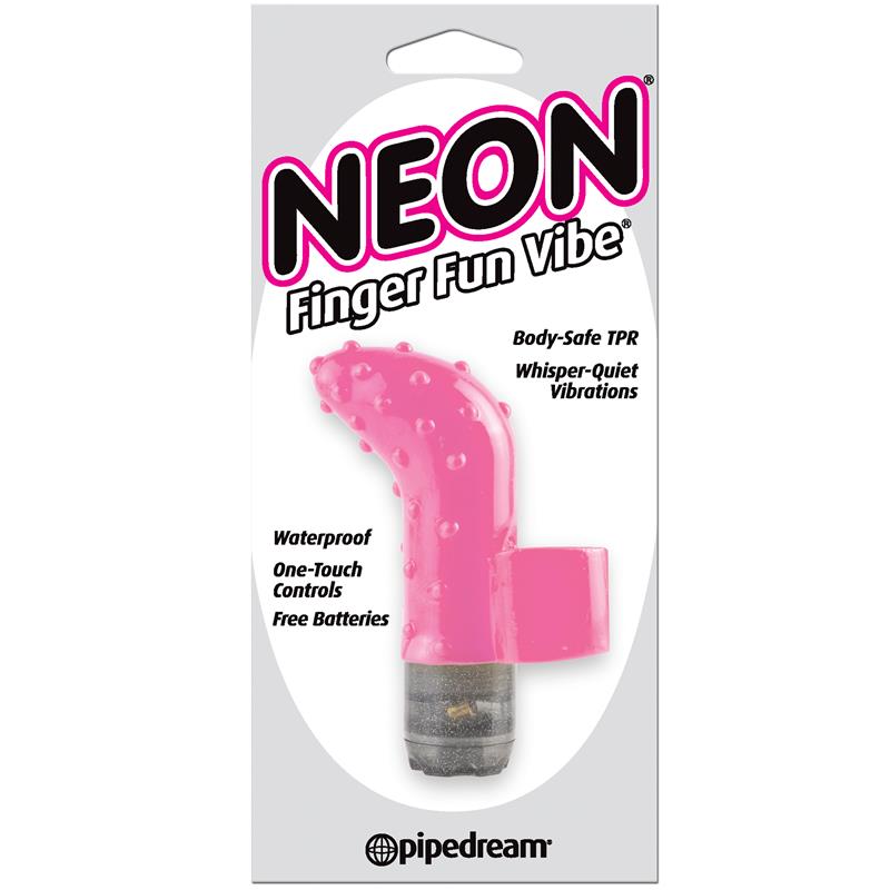 Pipedream Neon Finger Fun Adult Massager Anal Beads and Balls