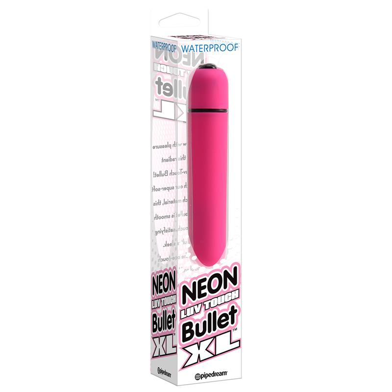 Pipedream Neon Luv Touch Bullet Vibrator XL Finger and Tongue Vibrators