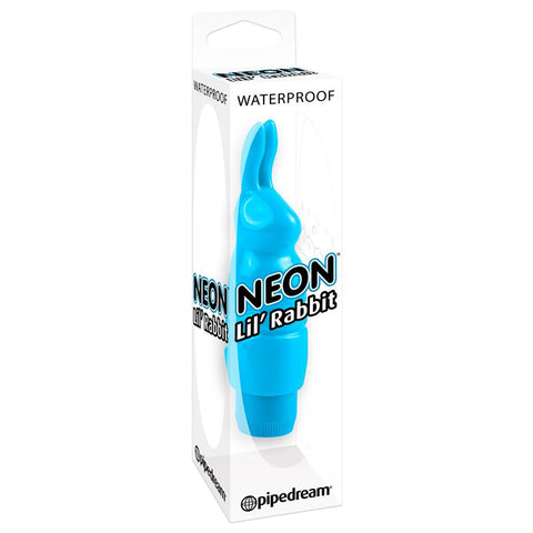 Pipedream Neon Lil Rabbit Waterproof Massager - Rabbit Vibrators