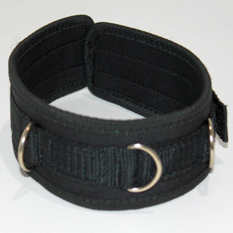 Neoprene BDSM Collar with D Links - Collars and Leads