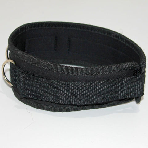 Neoprene BDSM Collar with D Links - Collars and Leads