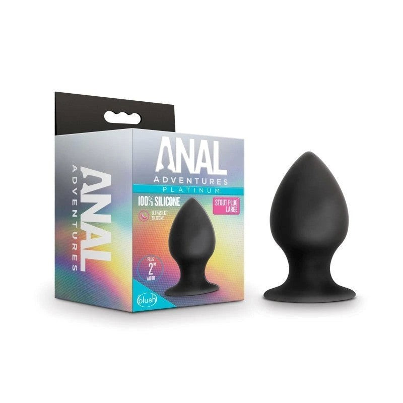 Anal Adventures Platinum Anal Stout Plug - Butt Plugs