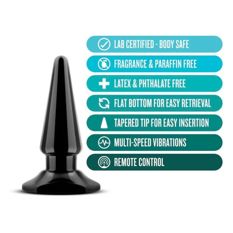 Personalized vibrations with multi-speed control for a customized experience. - Butt Plugs