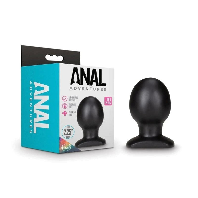 Anal Adventures Orb Plug - Rounded Bliss for Secure Satisfaction Butt Plugs