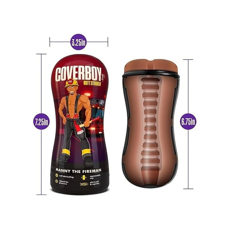 Manny The Fireman - Self-Lubricating Pleasure Toy for Sizzling Nights Masturbators and Strokers