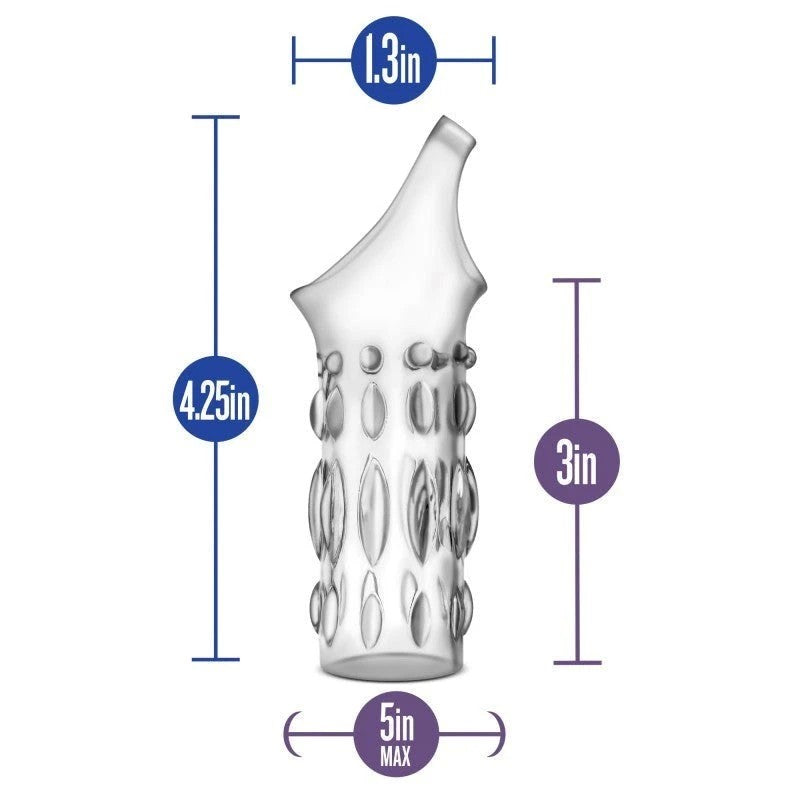 Blush Novelties Performance Studded Sleeve - Enhance Pleasure Pumps, Extenders and Sleeves