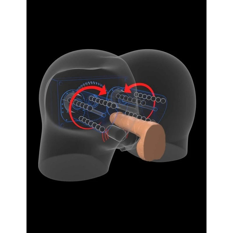 PDX Elite Milk Me Silly Male Mega Masturbator Brown Masturbators and Strokers