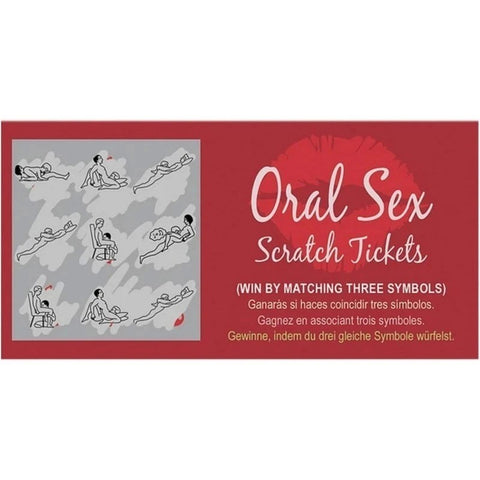Kheper Games Oral Sex Scratch Tickets - Sex Games, Coupons and Tricks