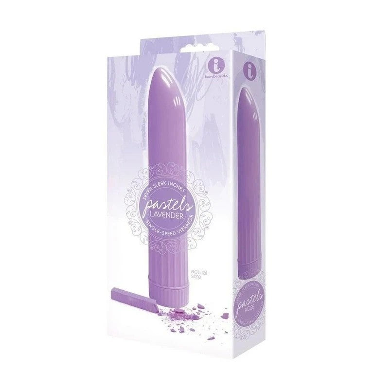 The 9's Pastel Vibes - Smooth 7'' ABS Vibrator for All Pleasures Realistic Dildos