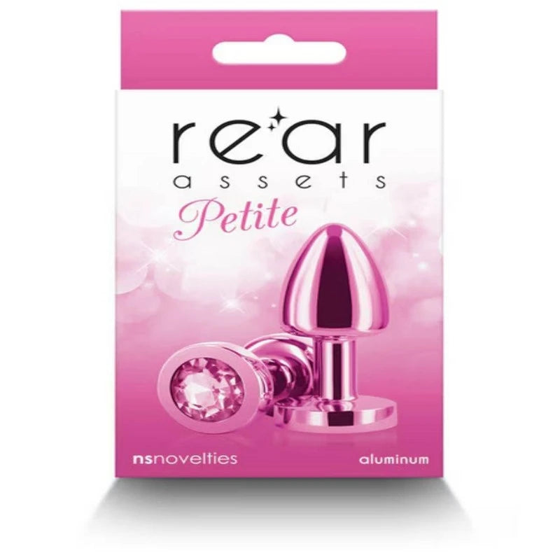 NS Novelties Rear Assets Petite Chrome Plated Butt Plug Butt Plugs