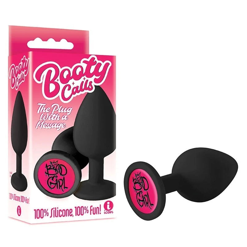 Indulge in Cheeky Comfort - Booty Calls Bad Girl Silicone Toy Butt Plugs