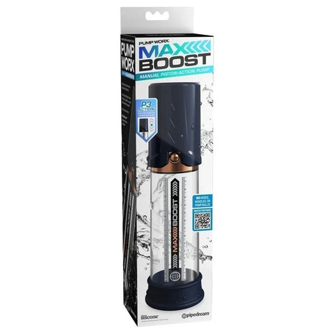 Pipedream Pump Worx Max Boost Male Penis Pump Blue - Pumps, Extenders and Sleeves