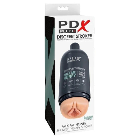 PDX Plus Shower Therapy Milk Me Honey Male Masturbator - Masturbators and Strokers