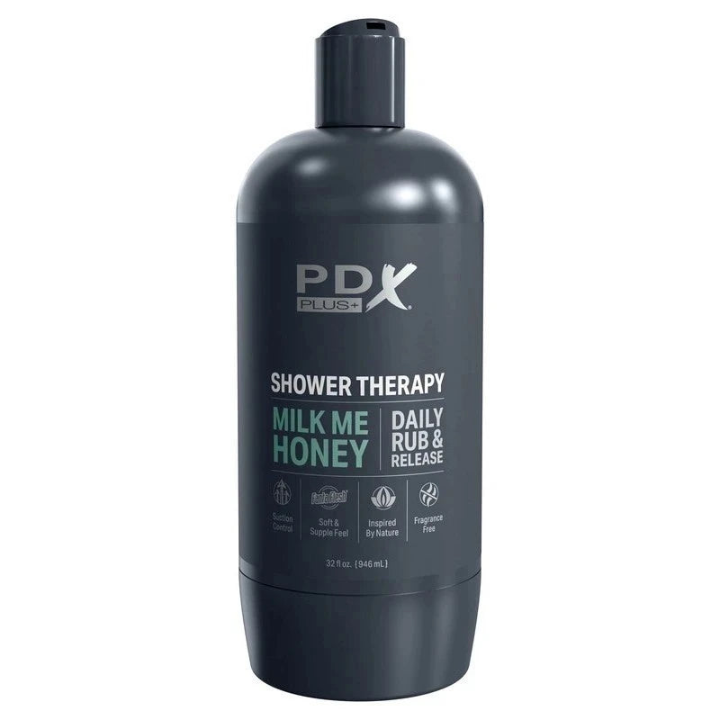 PDX Plus Shower Therapy Milk Me Honey Male Masturbator Masturbators and Strokers