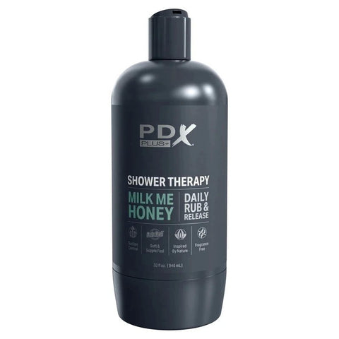 PDX Plus Shower Therapy Milk Me Honey Male Masturbator - Masturbators and Strokers