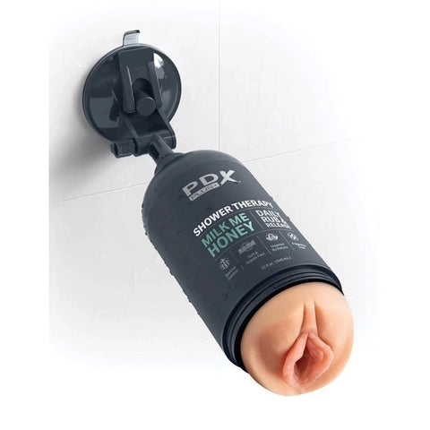 PDX Plus Shower Therapy Milk Me Honey Male Masturbator - Masturbators and Strokers