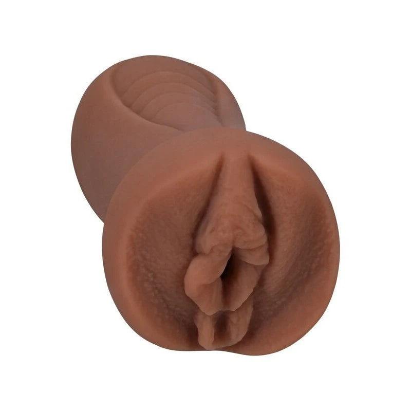 Doc Johnson Main Squeeze Signature Strokers Scarlit Scandal Ultraskyn Pocket Pussy Caramel Masturbators and Strokers