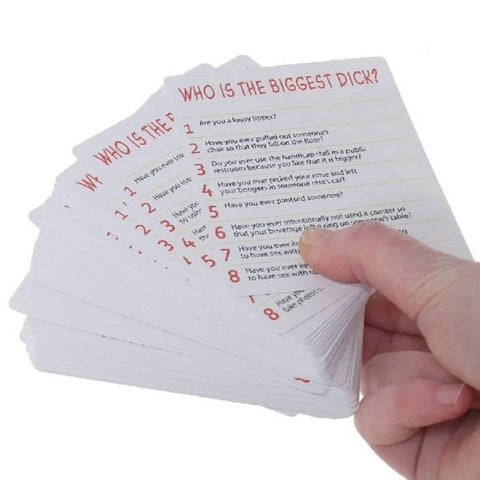 Kheper Games Whos the Biggest Dick Adult Card Game - Sex Games, Coupons and Tricks