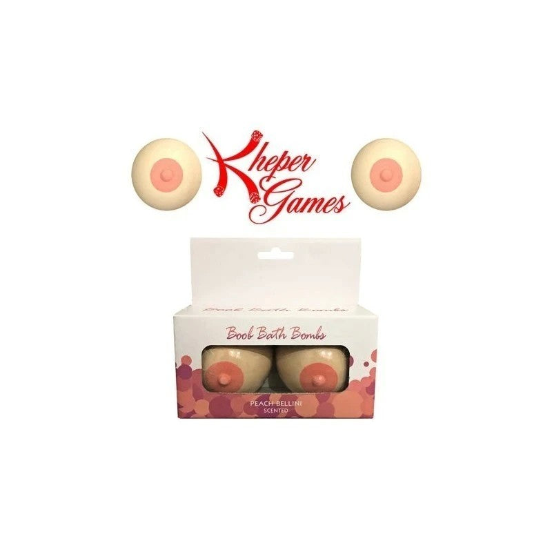 Kheper Games Boobie Bath Bomb Set Bath and Intimate Fragrances