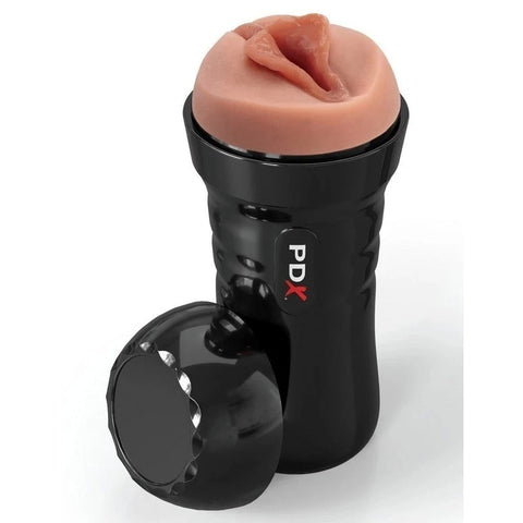 PDX Extreme Wet Pussies Super Luscious Lips Stroker Brown - Masturbators and Strokers