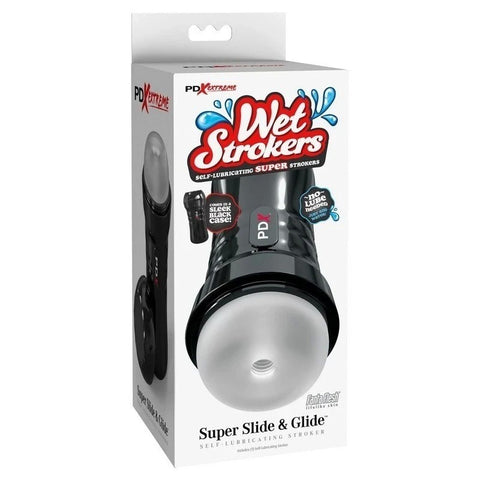 PDX Extreme Wet Pussies Super Slide & Glide Male Stroker - Masturbators and Strokers