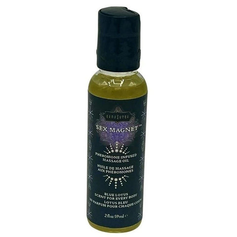 Kama Sutra Sex Magnet Pheromone Massage Oil Blue Lotus - Massage Oils and Lubricants