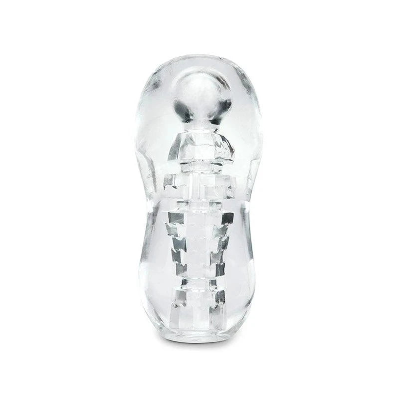 Zolo Gripz Spinner Squeezable Adjustable Male Stroker Clear Masturbators and Strokers
