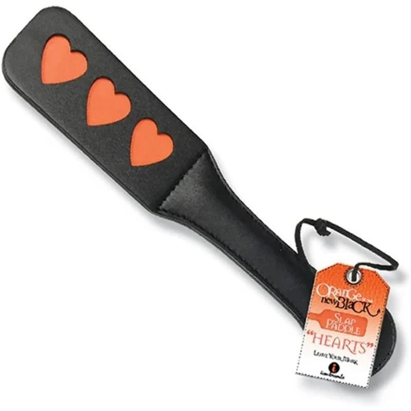 The 9's Orange Is The New Black - Slap Paddle Heart Paddles And Slappers