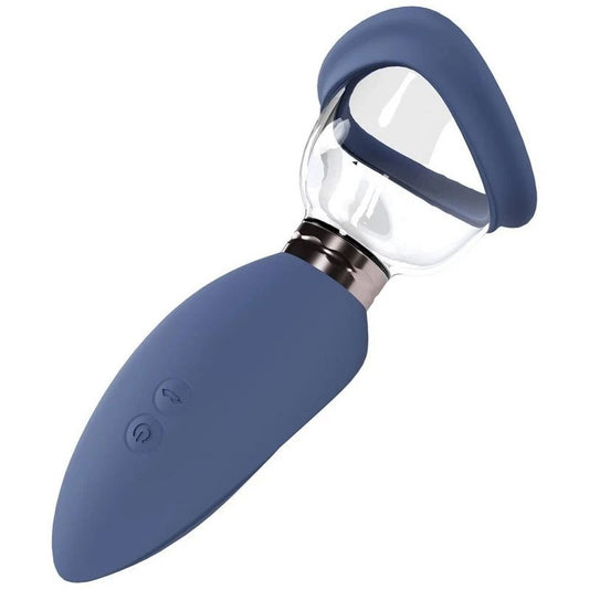Shots Toys PUMPED Arousing Auto USB Rechargeable Ladies Pump Blue - Pussy And Clit Toys