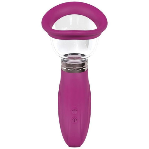 Shots Toys PUMPED Delightful Auto USB Rechargeable Ladies Pump Pink - Pussy And Clit Toys