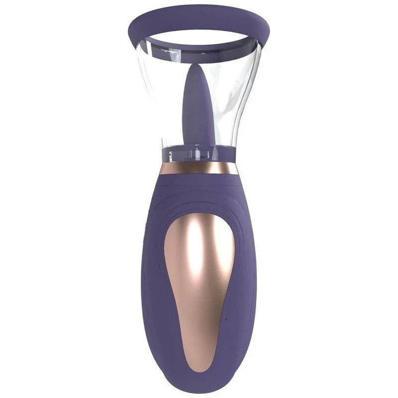 Shots Toys PUMPED Enhance Auto Vulva & Brest USB Rechargeable Ladies Pump Purple Pussy And Clit Toys