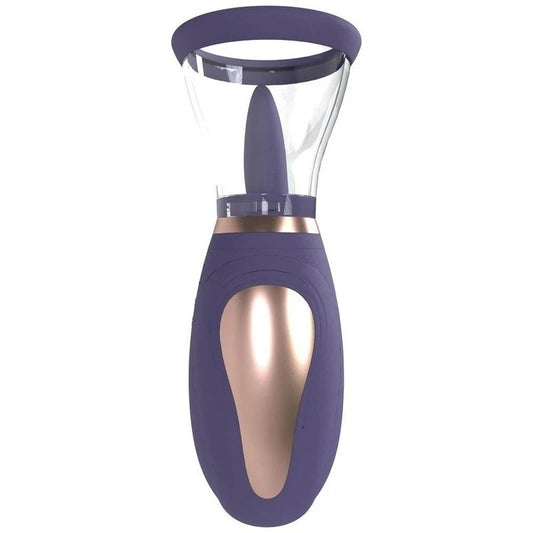 Shots Toys PUMPED Enhance Auto Vulva & Brest USB Rechargeable Ladies Pump Purple Pussy And Clit Toys